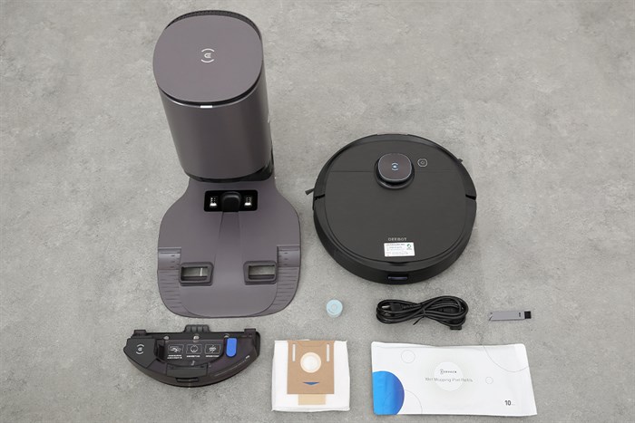 Robot hút bụi lau nhà Ecovacs Deebot T9 AIVI Plus Màu Đen