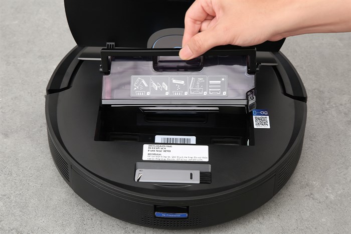 Robot hút bụi lau nhà Ecovacs Deebot T9 AIVI Plus Màu Đen