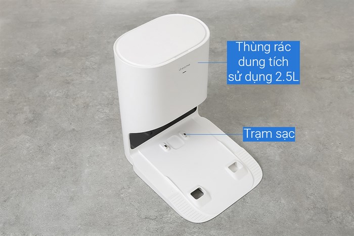 Robot hút bụi lau nhà Dreame D10 Plus Màu Trắng