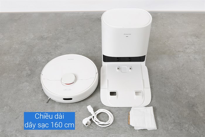 Robot hút bụi lau nhà Dreame D10 Plus Màu Trắng