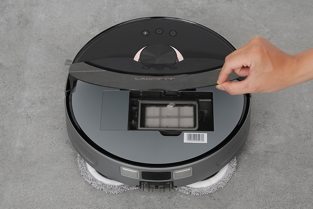 Robot hút bụi lau nhà Uwant U200 Màu Đen