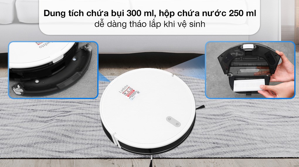 Robot hút bụi lau nhà Lydsto G2
