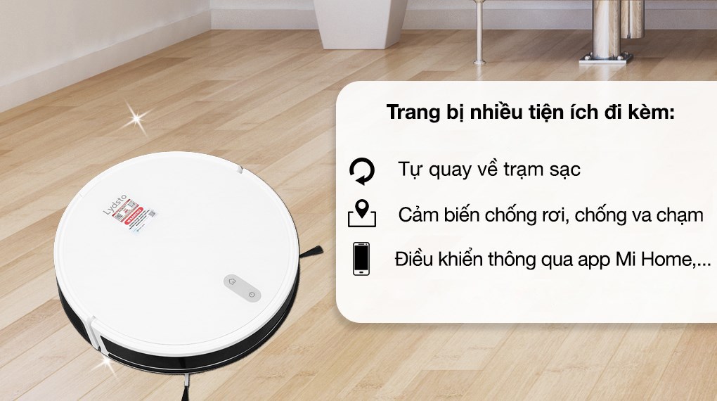 Robot hút bụi lau nhà Lydsto G2