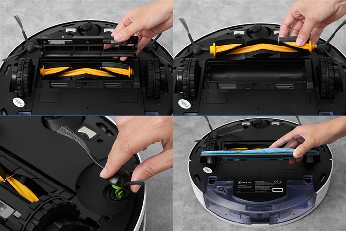 Robot hút bụi lau nhà Ecovacs Deebot N10 DBX41 Màu Trắng