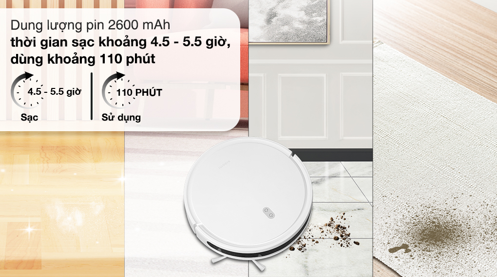 XIAOMI VACUUM E10 Aspirapolvere Robot, 35 W -  - Offerte E  Coupon: #BESLY!