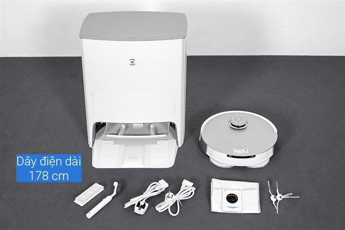 Robot hút bụi lau nhà Ecovacs Deebot T20 Omni DLX23 Màu Trắng