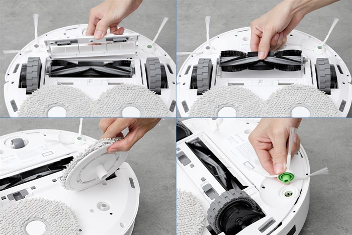 Robot hút bụi lau nhà Ecovacs T10 OMNI Màu Trắng