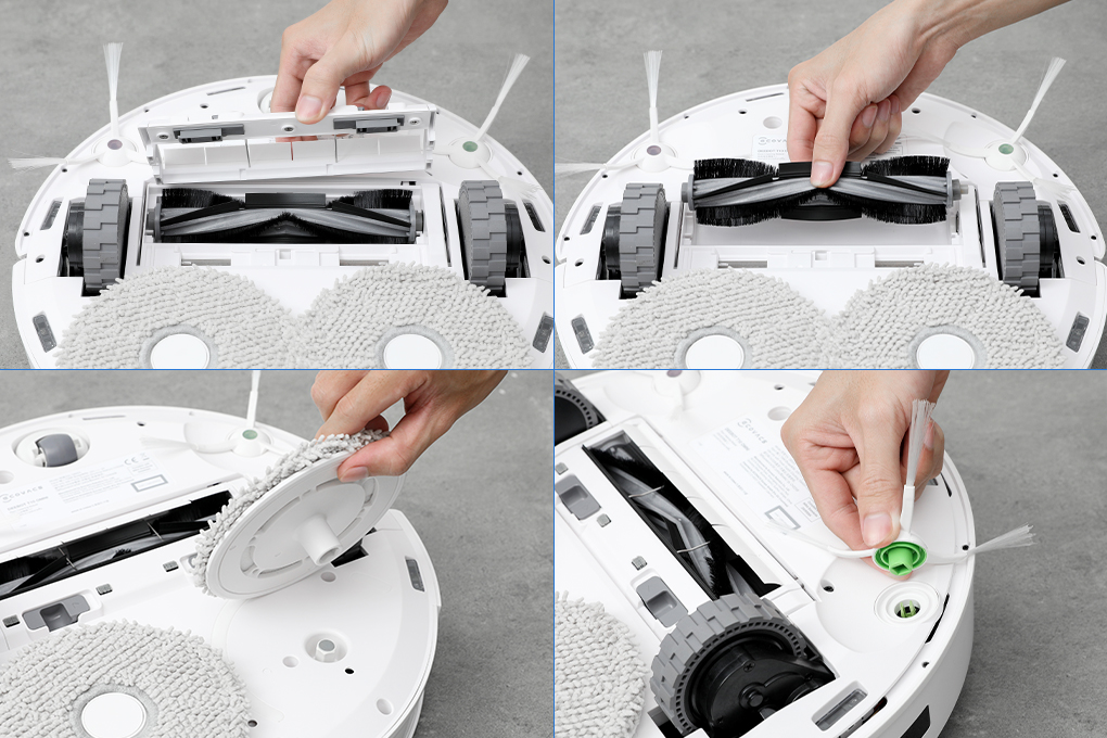 Robot hút bụi lau nhà Ecovacs T10 OMNI Màu Trắng