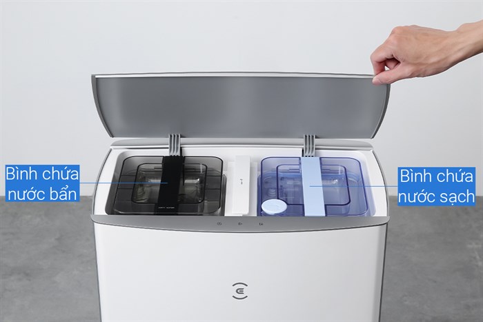 Robot hút bụi lau nhà Ecovacs T10 OMNI Màu Trắng