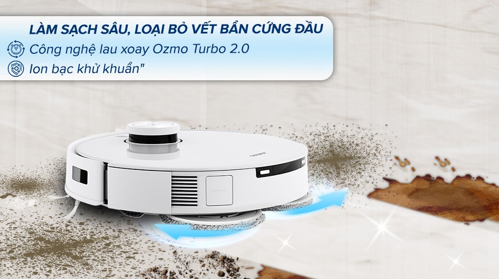 Robot hút bụi lau nhà Ecovacs T10 Turbo
