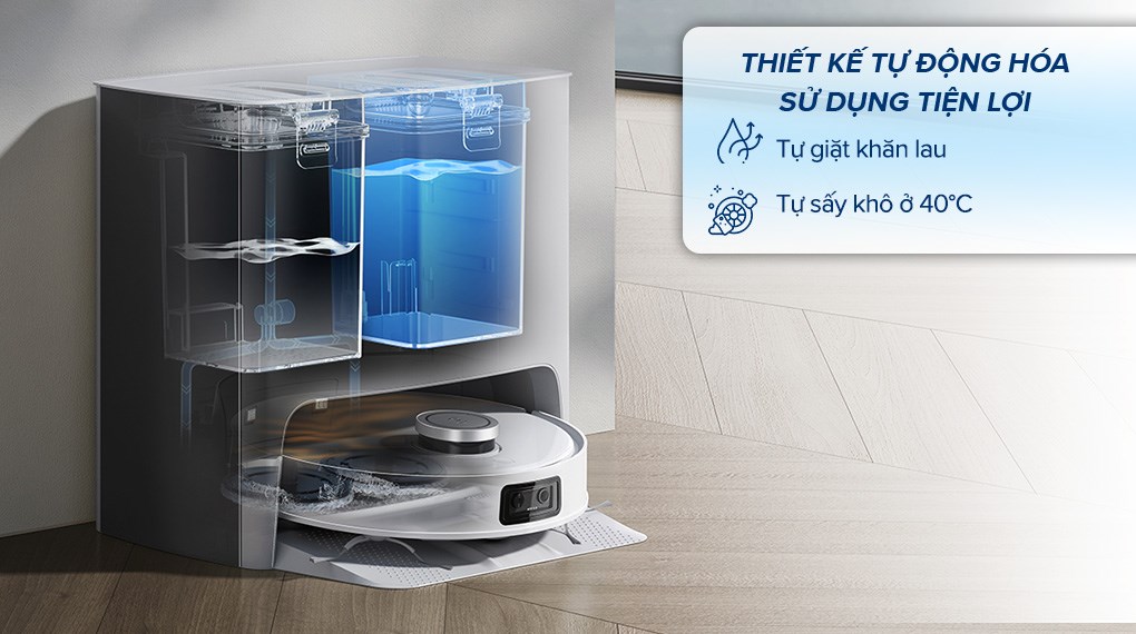 Robot hút bụi lau nhà Ecovacs T10 Turbo