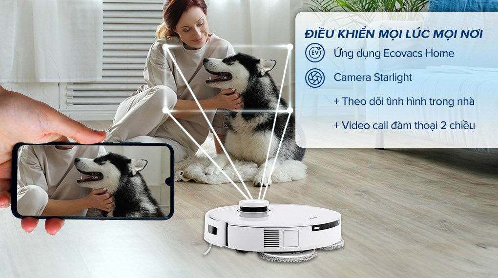 Robot hút bụi lau nhà Ecovacs T10 Turbo