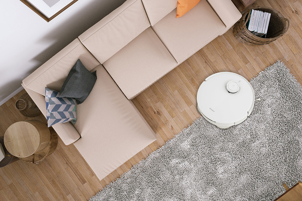 Robot hút bụi lau nhà Ecovacs T10 Turbo Màu Trắng