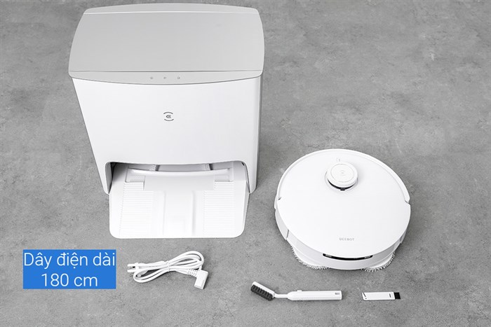 Robot hút bụi lau nhà Ecovacs T10 Turbo Màu Trắng