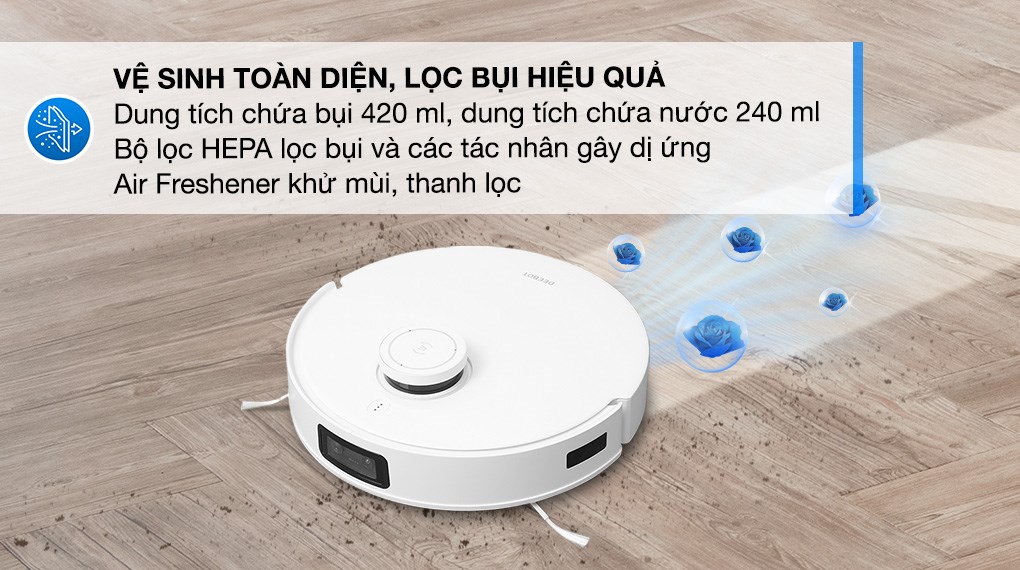 Robot hút bụi lau nhà Ecovacs T10