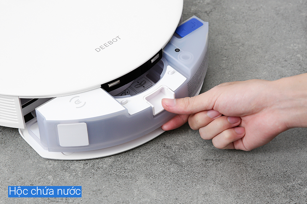 Robot hút bụi lau nhà Ecovacs Deebot T10 Màu Trắng