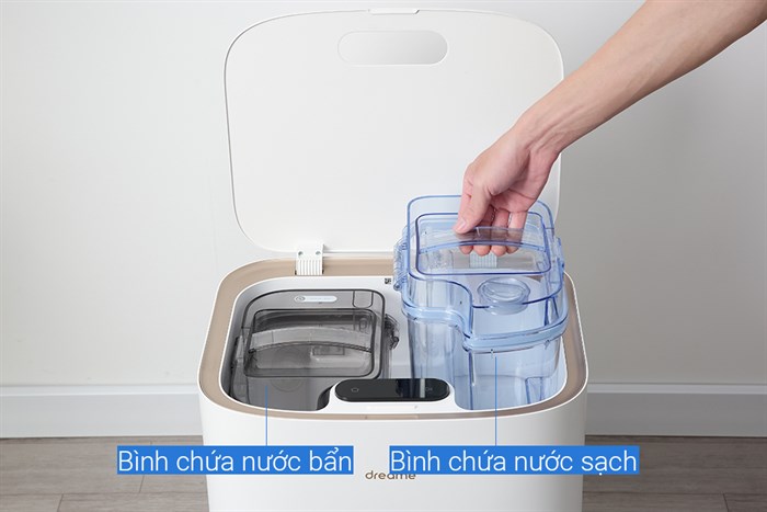 Robot hút bụi lau nhà Dreame W10 Pro Màu Trắng