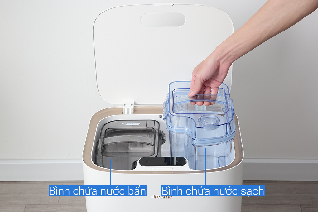 Robot hút bụi lau nhà Dreame W10 Pro Màu Trắng