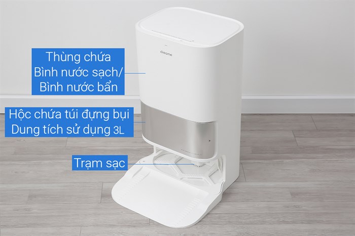 Robot hút bụi lau nhà Dreame L10S Ultra Màu Trắng