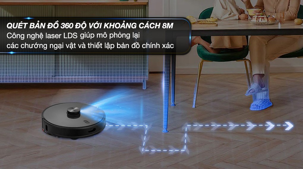 Robot hút bụi lau nhà Lydsto R1 Pro