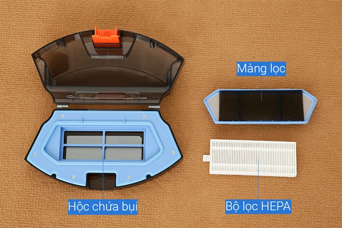 Robot hút bụi lau nhà Shimono X6S Màu Xanh Navy