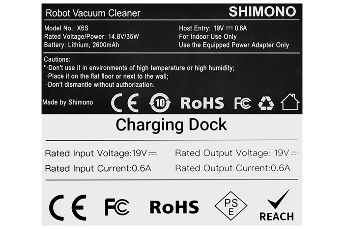 Robot hút bụi lau nhà Shimono X6S Màu Xanh Navy