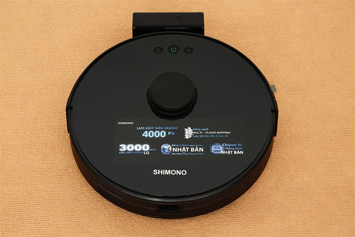 Robot hút bụi lau nhà Shimono XR530 Màu Đen