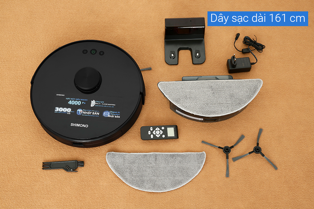 Robot hút bụi lau nhà Shimono XR530 - 17