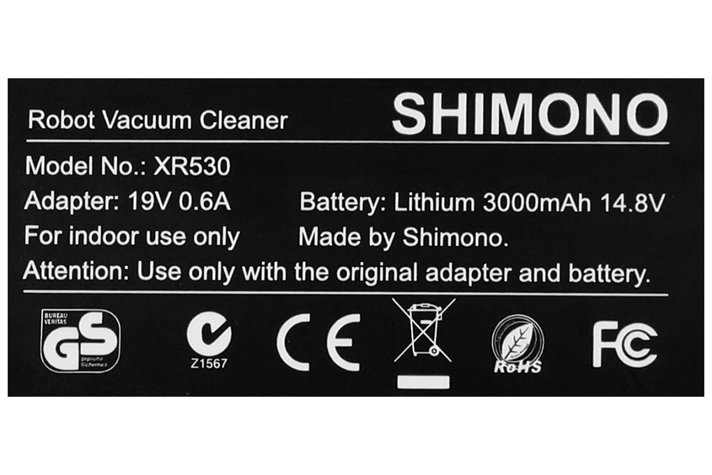 Robot hút bụi lau nhà Shimono XR530 - 18
