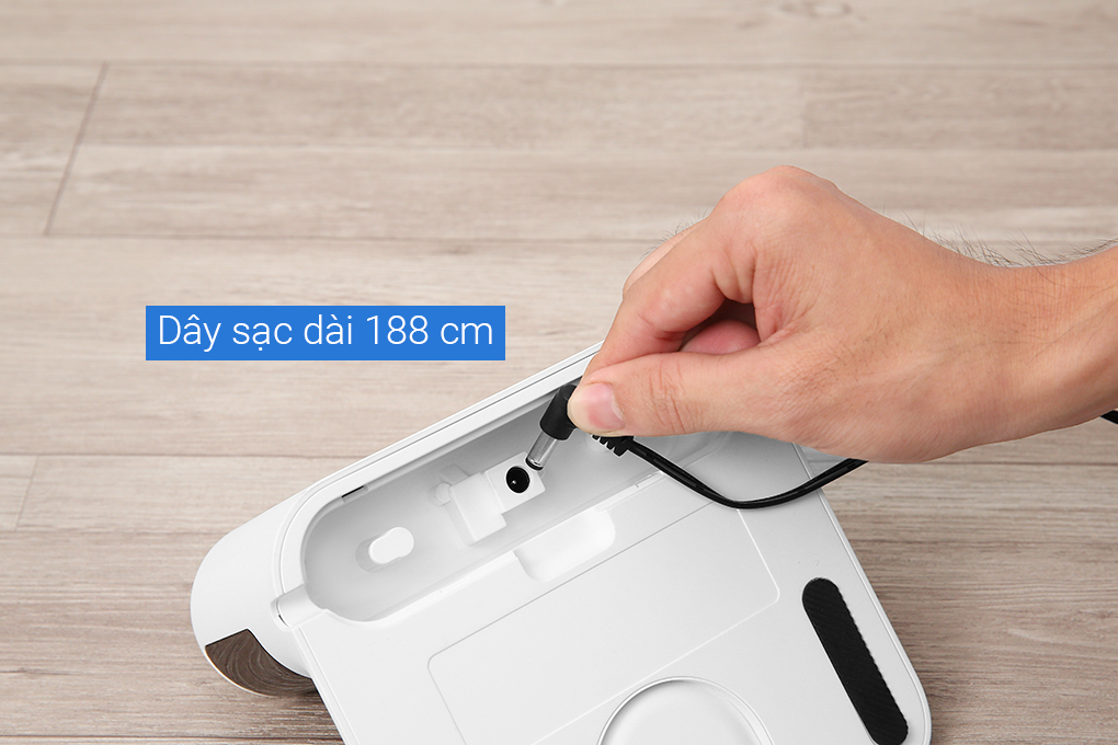 Robot hút bụi lau nhà Hitachi RV-X15N Màu Trắng