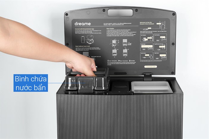 Robot hút bụi lau nhà Dreame L20 Ultra Màu Đen