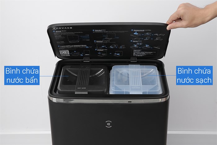 Robot hút bụi lau nhà Ecovacs Deebot X2 OMNI Màu Đen