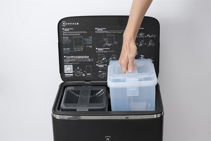 Robot hút bụi lau nhà Ecovacs Deebot X2 OMNI Màu Đen