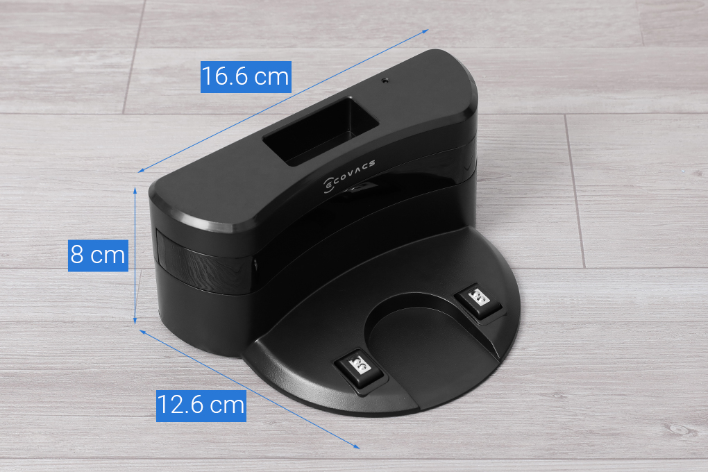 Robot hút bụi lau nhà Ecovacs Deebot U2 Pro Màu Đen