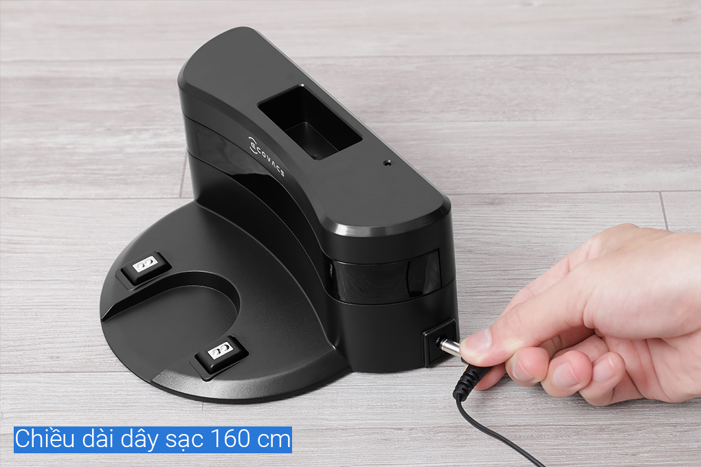 Robot hút bụi lau nhà Ecovacs Deebot U2 Pro Màu Đen