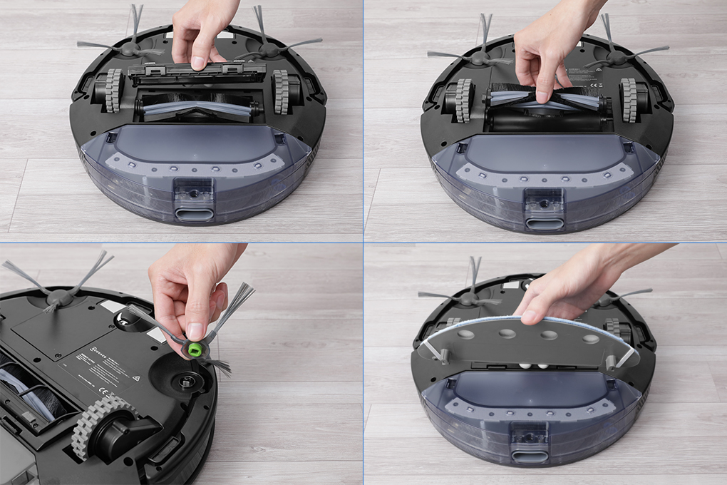Robot hút bụi lau nhà Ecovacs Deebot U2 Pro Màu Đen