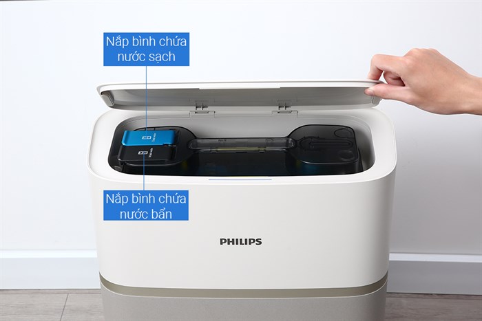 Robot hút bụi lau nhà Philips XU6500/82 Màu Màu be