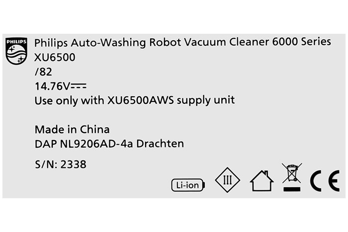 Robot hút bụi lau nhà Philips XU6500/82 Màu Màu be
