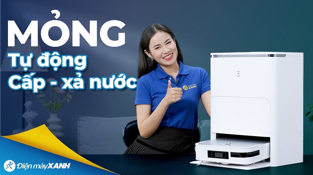 Robot hút bụi lau nhà Ecovacs Deebot X2 OMNI