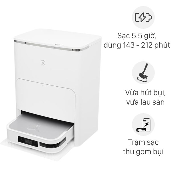 Robot hút bụi lau nhà Ecovacs Deebot X2 OMNI