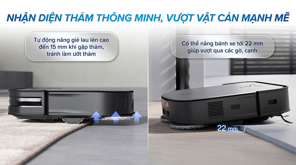 Robot hút bụi lau nhà Ecovacs X2 Combo