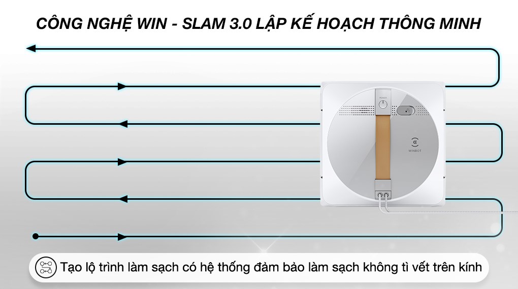 Robot lau kính Ecovacs Winbot W1 PRO