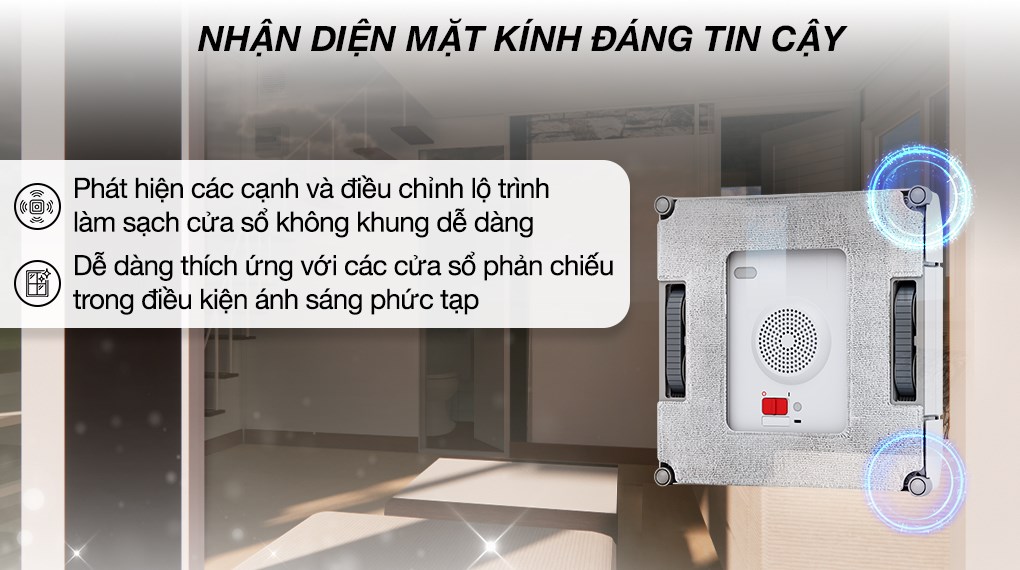 Robot lau kính Ecovacs Winbot W1 PRO