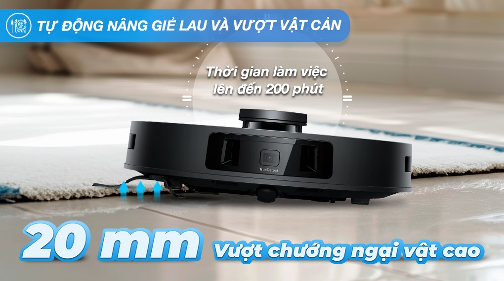 Robot hút bụi lau nhà Ecovacs T30 PRO OMNI - Đen
