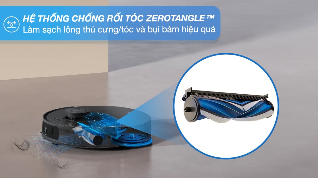 Robot hút bụi lau nhà Ecovacs T30 PRO OMNI - Đen