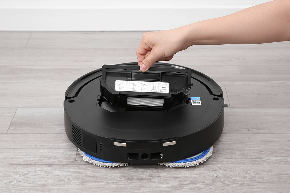 Robot hút bụi lau nhà Ecovacs T30 PRO OMNI - Đen Màu Đen