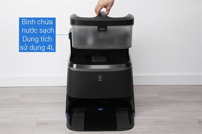 Robot hút bụi lau nhà Ecovacs T30 PRO OMNI - Đen Màu Đen