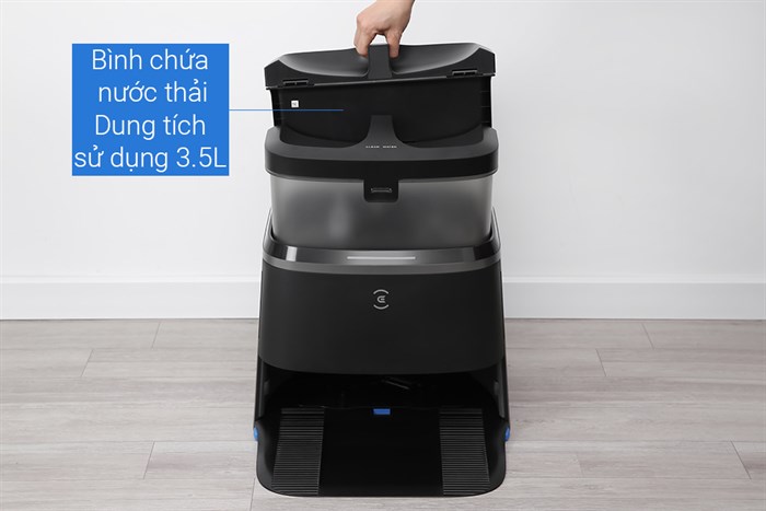 Robot hút bụi lau nhà Ecovacs T30 PRO OMNI - Đen Màu Đen