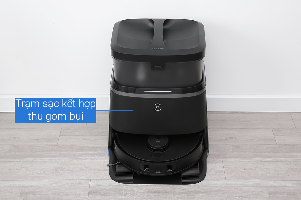 Robot hút bụi lau nhà Ecovacs T30 PRO OMNI - Đen Màu Đen