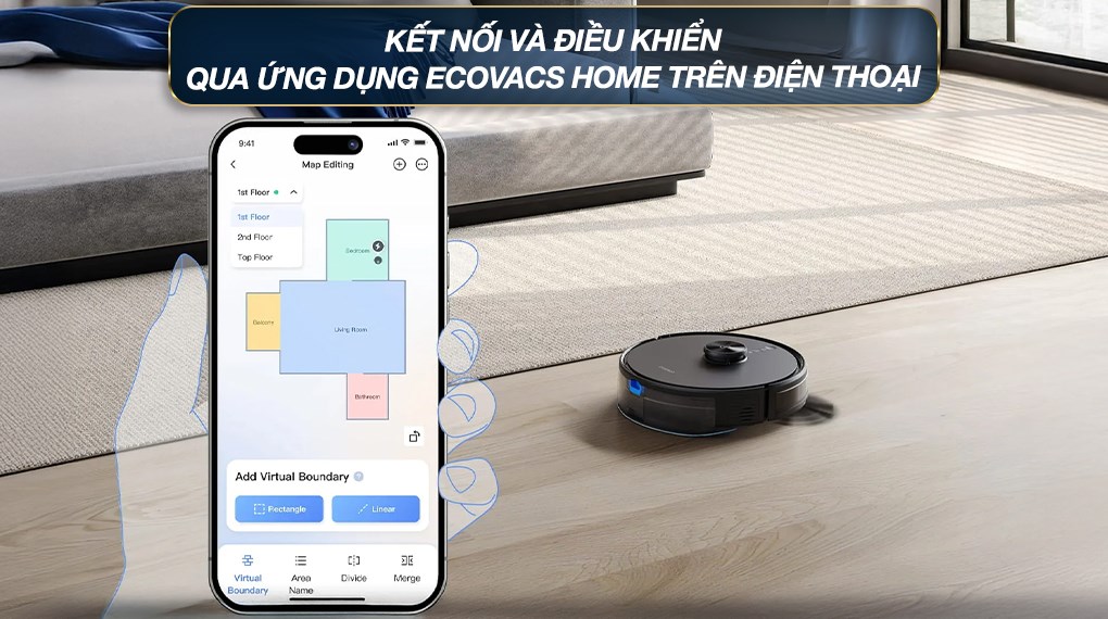 Robot hút bụi lau nhà Ecovacs Y1 PRO